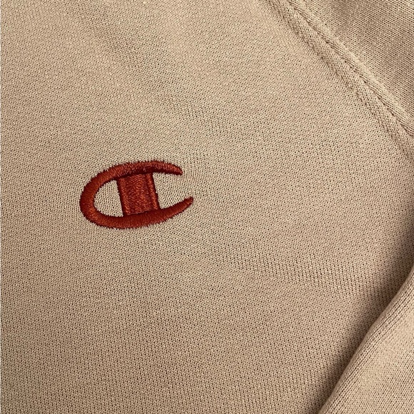 Champion Tan Brown Warm Turtleneck Sweatshirt - Picture 8 of 15